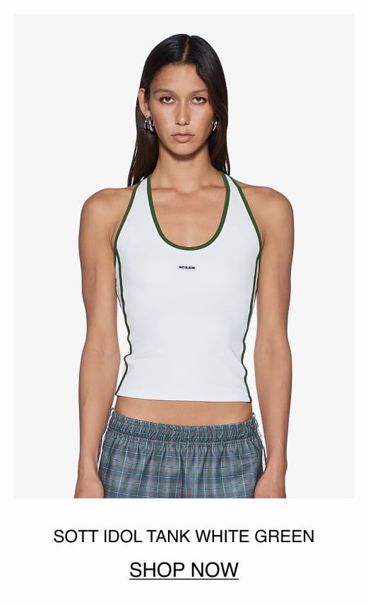 SOTT IDOL TANK WHITE GREEN