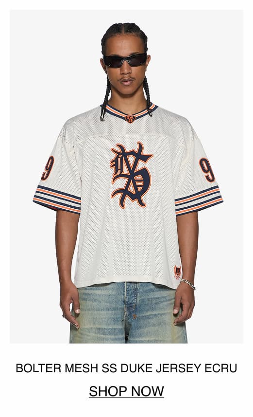 BOLTER MESH SS DUKE JERSEY ECRU