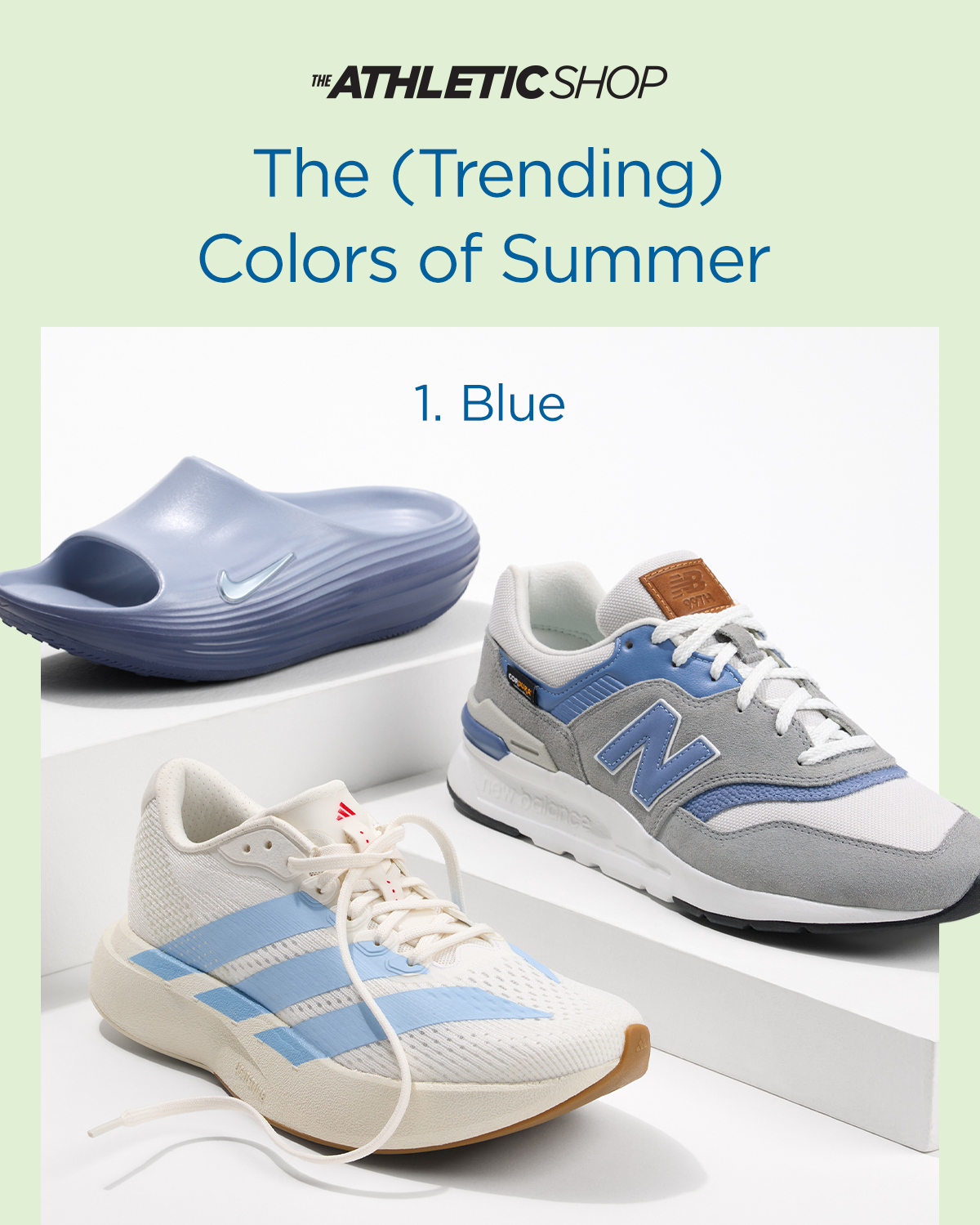The Athletic Shop | The (Trending) Colors of Summer | 1. Blue