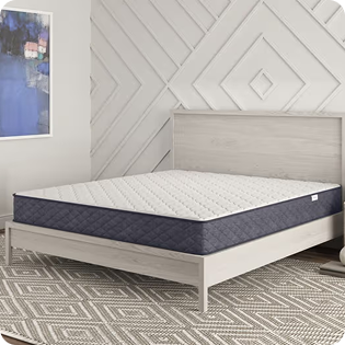 Customer review on Sleepy's Rest Firm 2.0 Innerspring Mattress “Comfy sleep every night. My back is well supported and doesn't hurt after sleeping.” 