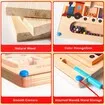 Magnetic Color and Number Maze Board Wooden Montessori Fine Motor Skills Toys for 3 4 5 Year Old Preschool Learning Activities