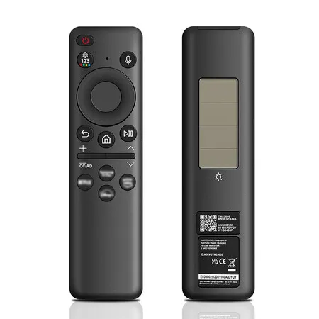 Rechargeable Voice Remote for Samsung Smart TVs, Replacement for 2021 to 2025 Samsung TV Remote Control with Solar Charging and Voice Search
