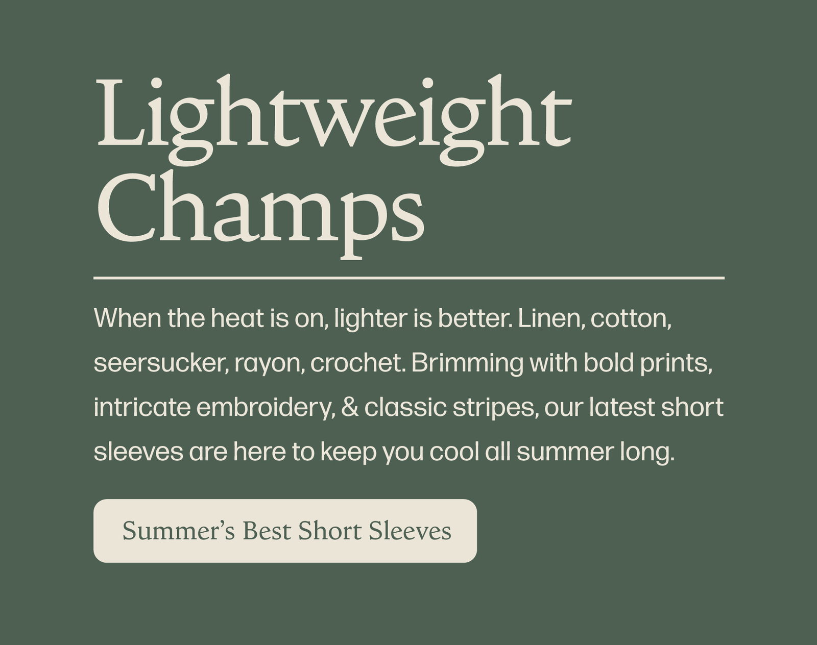 Lightweight Champs