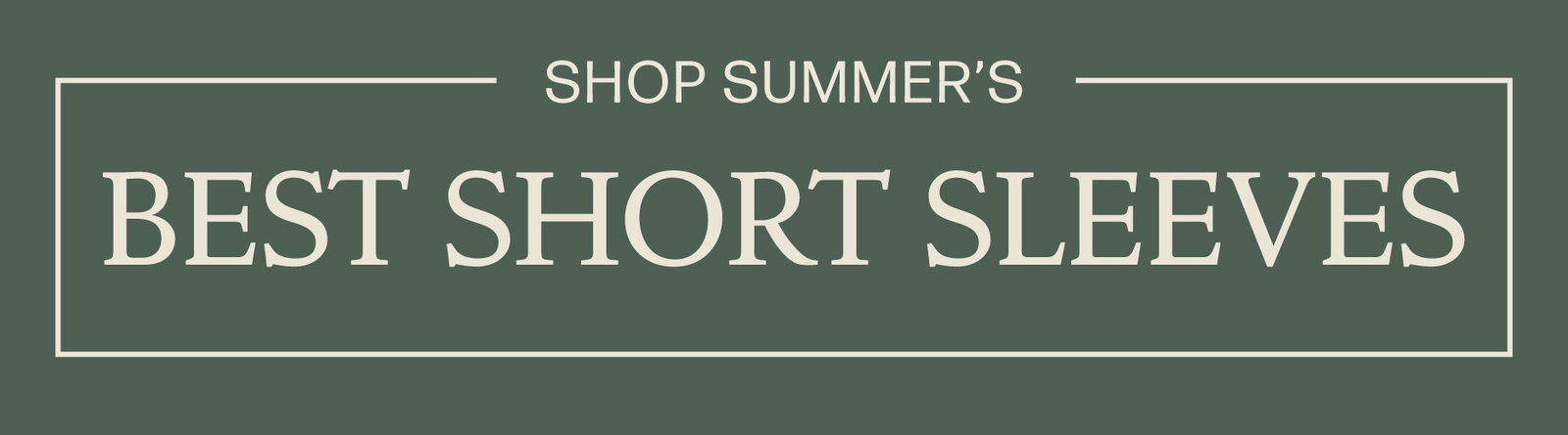 Shop Summer's Best Short Sleeves