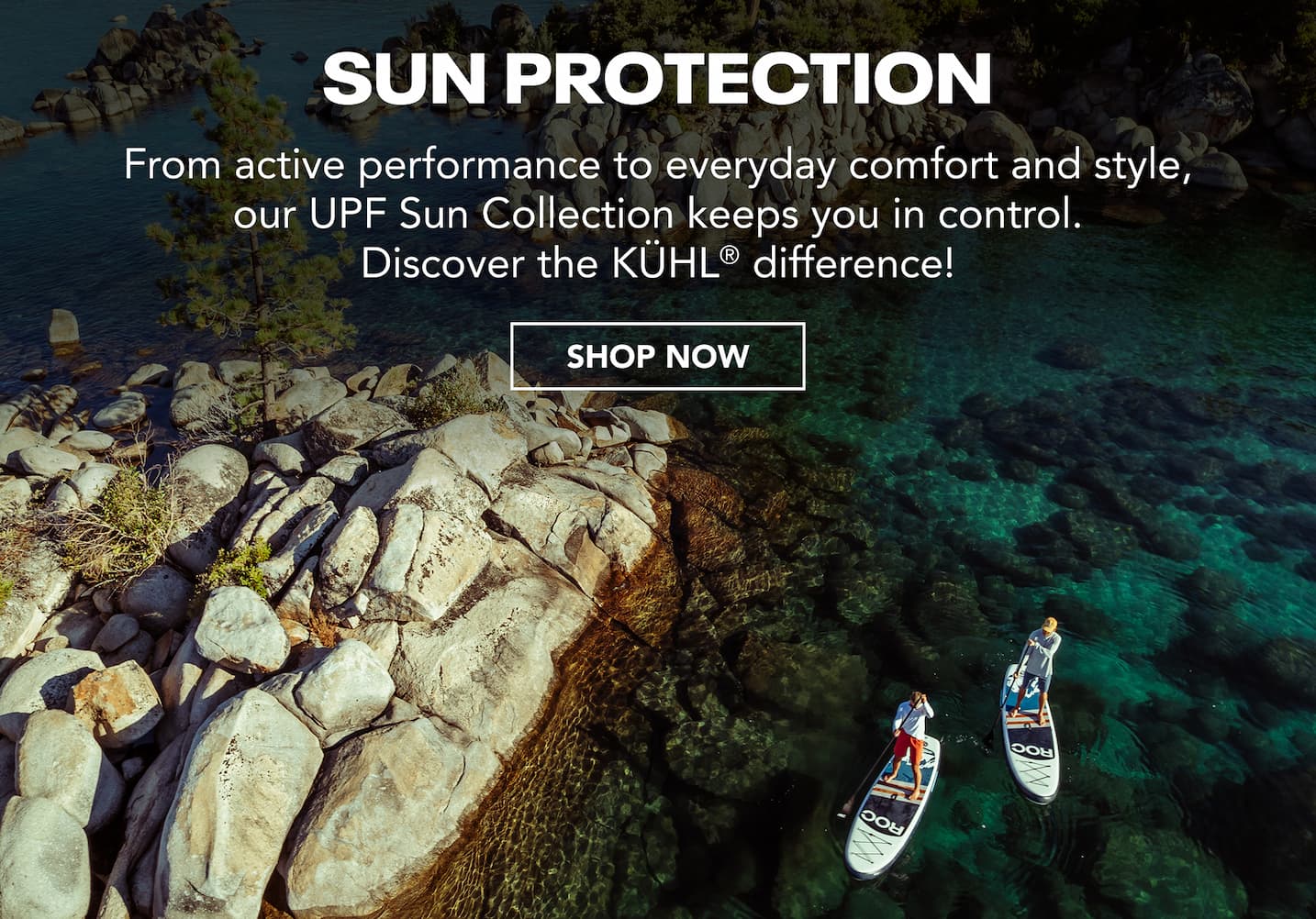 Sun protection from active performance to everyday comfort and style, our UPF Sun Collection keeps you in control.