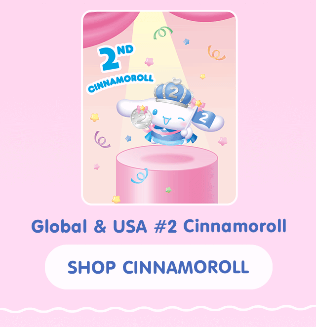 Sanrio Character Ranking 2026 Image | Cinnamoroll art | Global & USA #2 Cinnamoroll | SHOP CINNAMOROLL