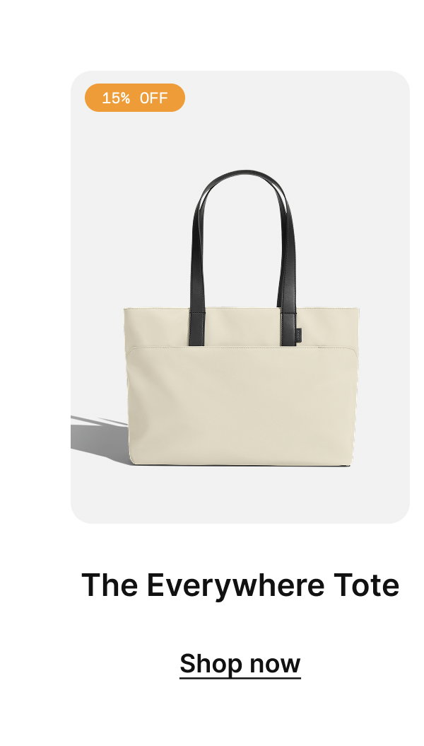 The Everywhere Tote | Shop now