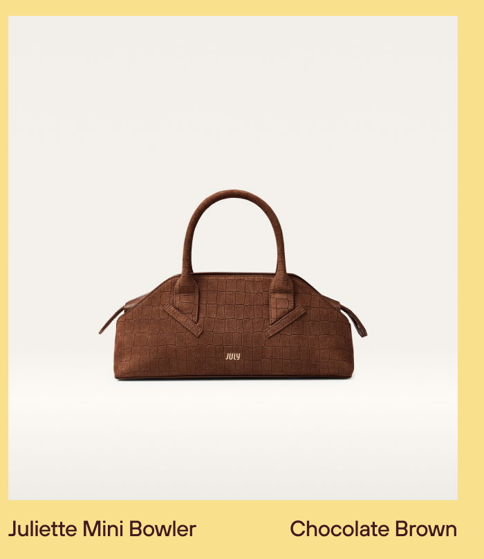 Juliette Mini Bowler Chocolate Brown
