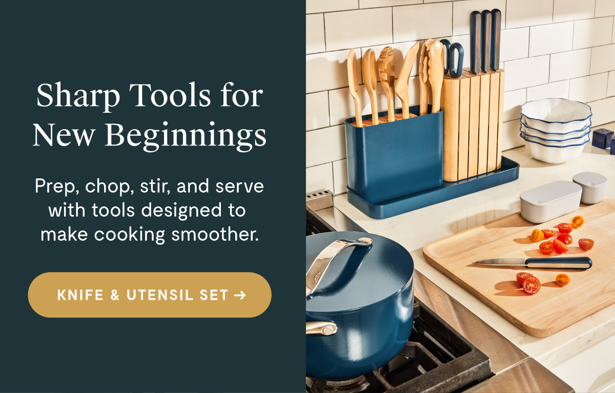 Sharp Tools for New Beginnings | Knife & Utensil Set 