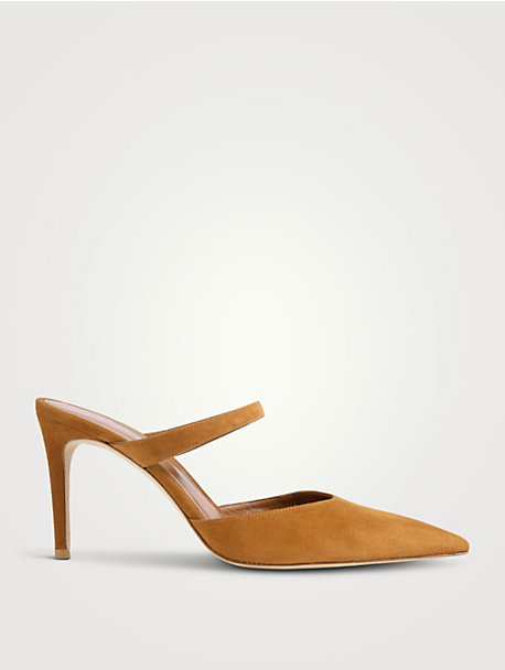 Stuart Power Suede Mules