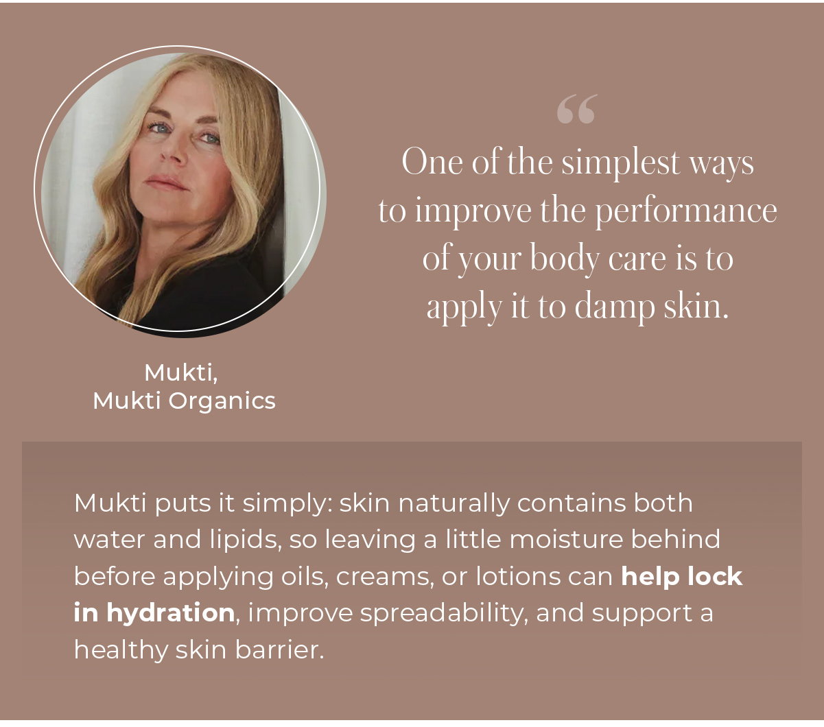 Mukti, Mukti Organics