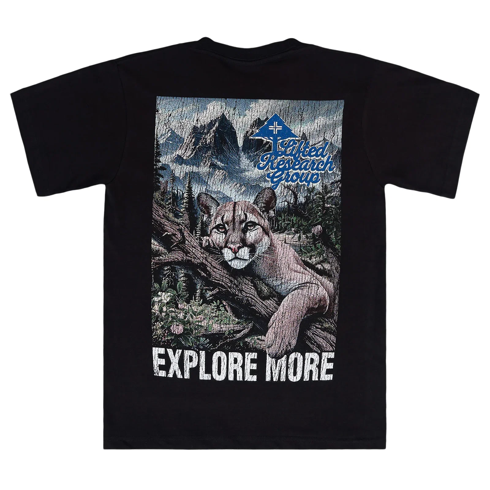 Image of MOUNTAIN KING SS TEE - BLACK
