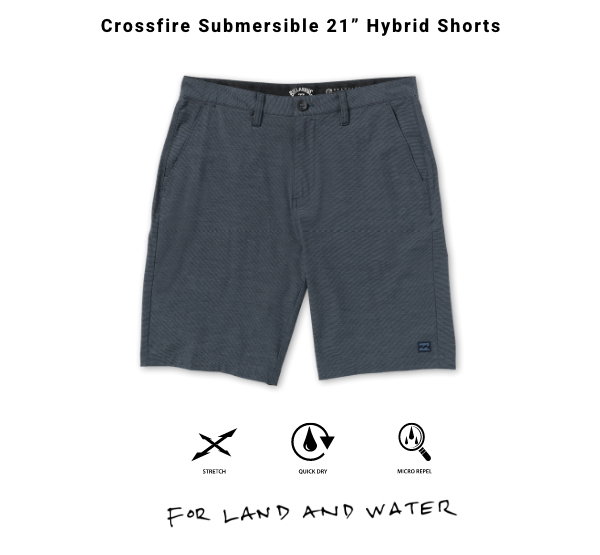 Crossfire Submersible 21" Amphibian Hybrid Shorts