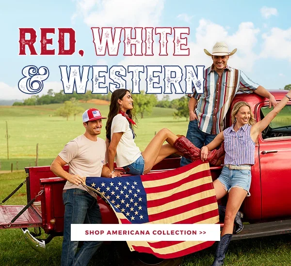RED, WHITE & WESTERN | SHOP AMERICANA COLLECTION >> 