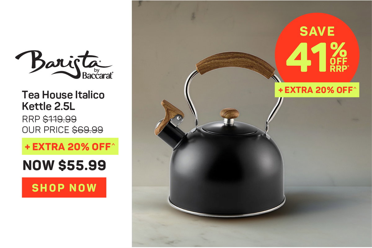 Baccarat Barista Tea House Italico Kettle 2.5L