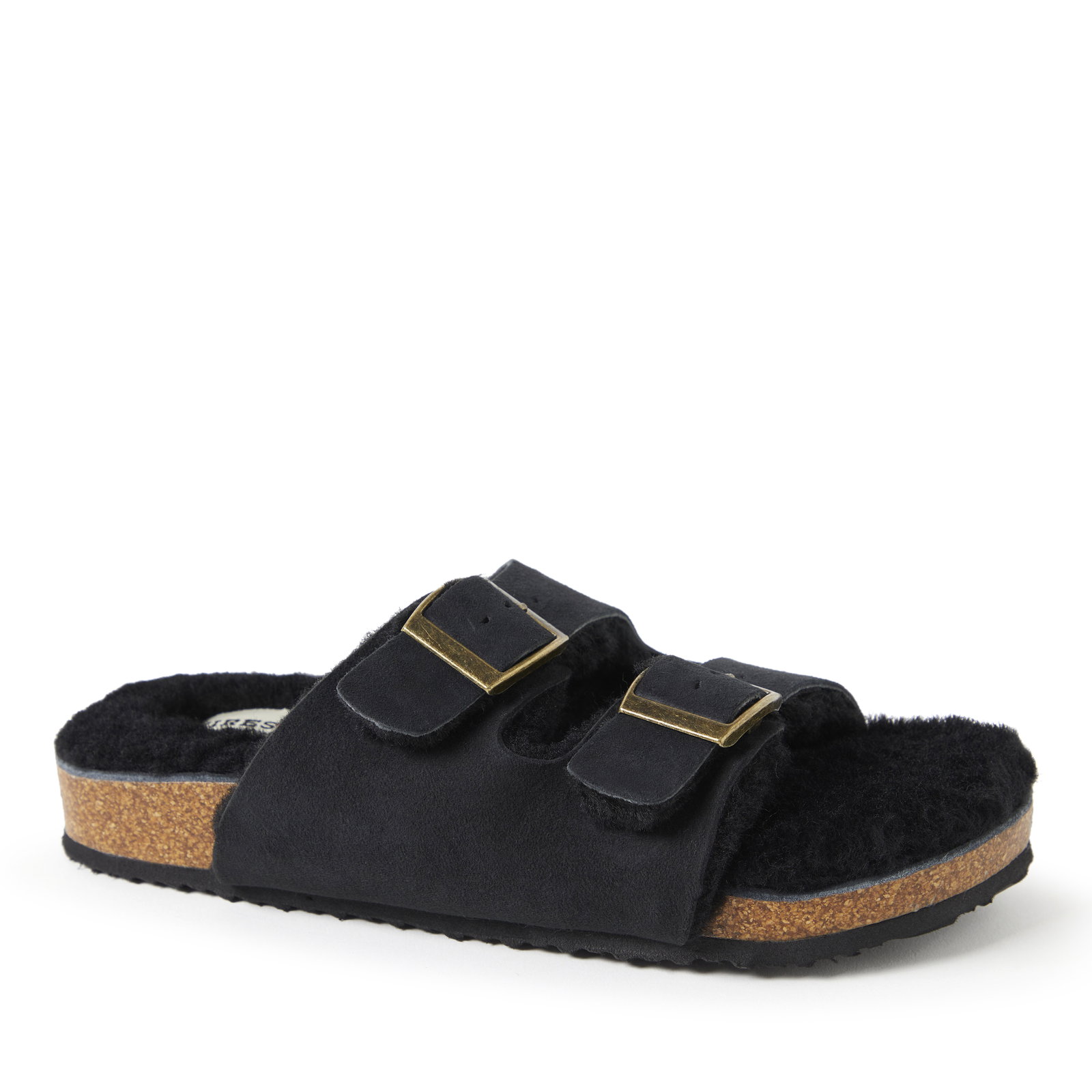 Fireside Tamworth Cork Molded Footbed Women's Double Band Slides