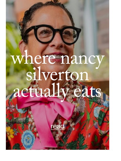 where nancy silverton actually eats