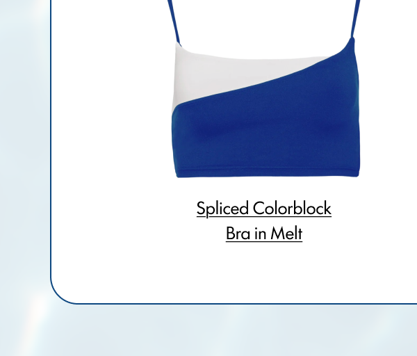Spliced Colorblock Bra in Melt