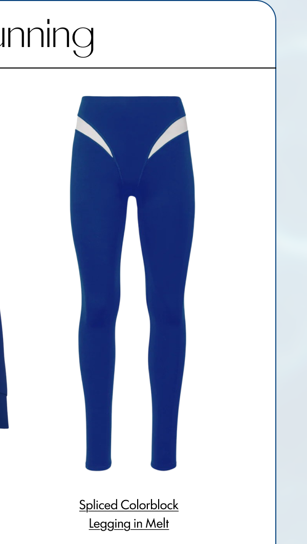 Spliced Colorblock Legging in Melt