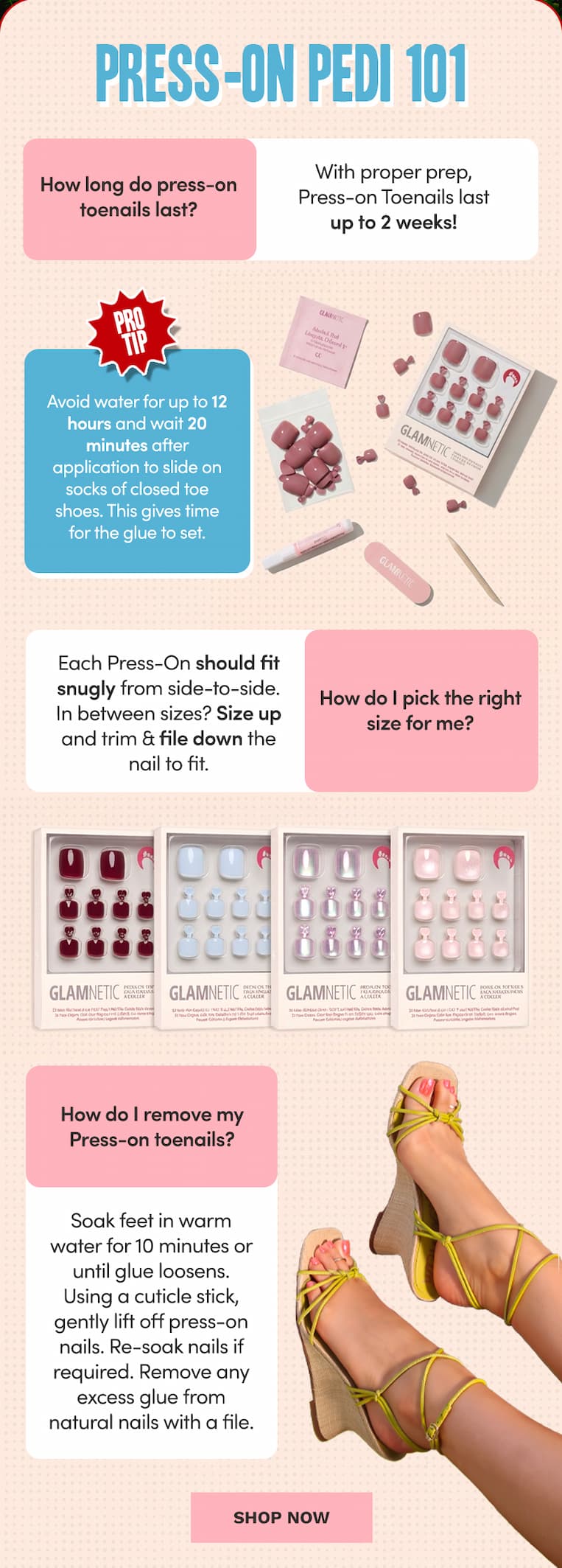 Press-On Pedi 101. Shop Now