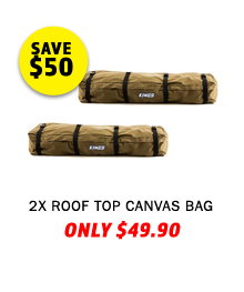 2x Roof Top Canvas Bag