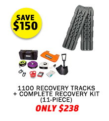 1100 Recovery Tracks + Complete Recovery Kit (11-Piece)