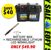 Battery Box + Rechargeable Lithium LED Worklight