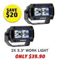 2x 3.3 Work Light