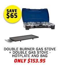 Double Burner Gas Stove + Double Gas Stove - Hotplate and Bag
