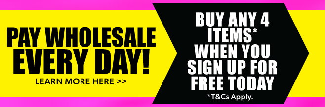 Pay Wholesale Every Day!
