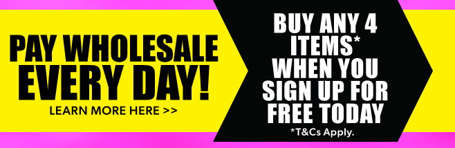 Pay Wholesale Every Day!