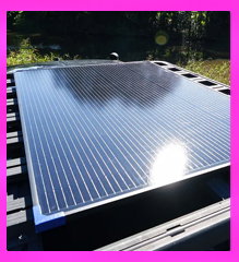 200W Fixed Solar Panel + 6m Extension Lead + Solar Panel Mounting Brackets