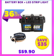 Battery Box + LED Strip Light