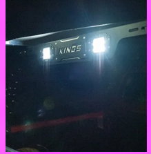 Universal Ute Tub Rack + Flush Mount Work Lights (Pair)