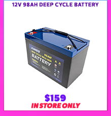 12V 98Ah Deep Cycle Battery