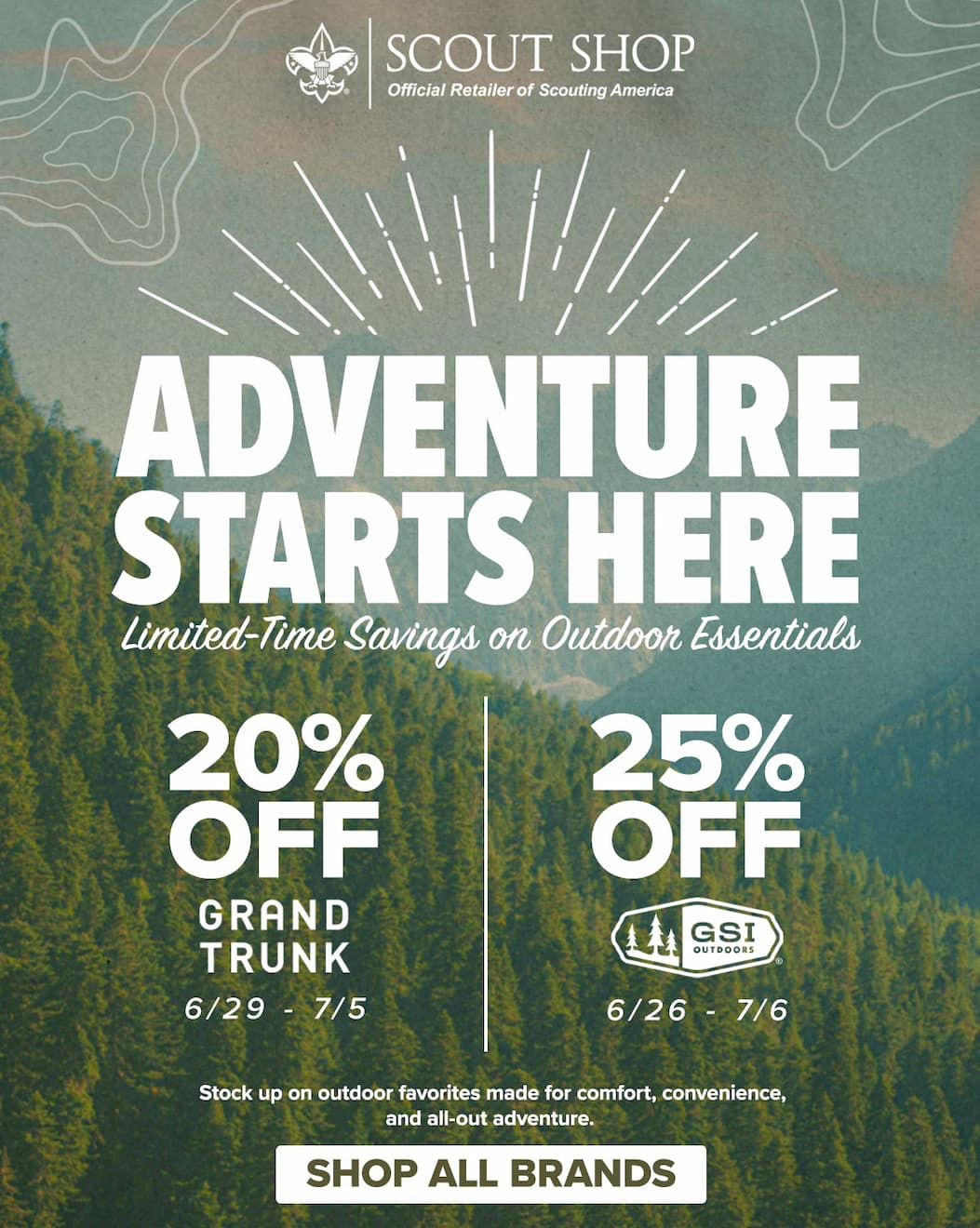 Up to 25% OFF Grand Trunk & GSI