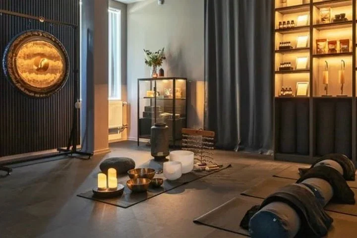 Sound healing - Ljudterapi för välbefinnande hos Studio Qibyme, Hornsberg