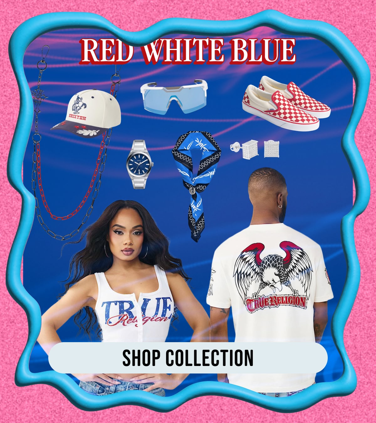 Shop the Red, White, and Blue collection with jerseys, socks, hats and more