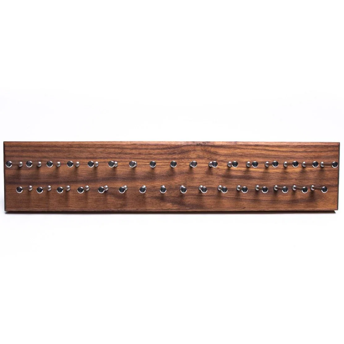 Image of Hanger Project Medium Tie Rack - Walnut/Stainless Steel Pegs