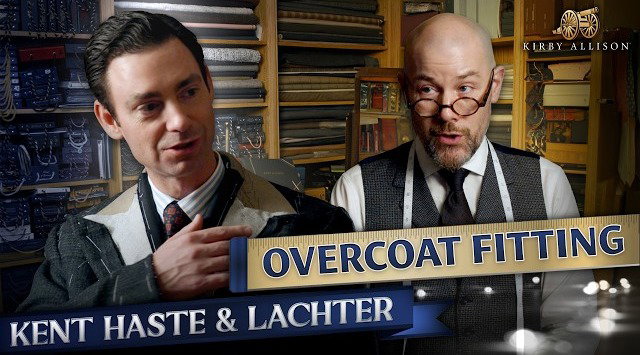First Fitting of my Bespoke Overcoat at Kent & Haste | Double-Faced Fabric | Kirby Allison