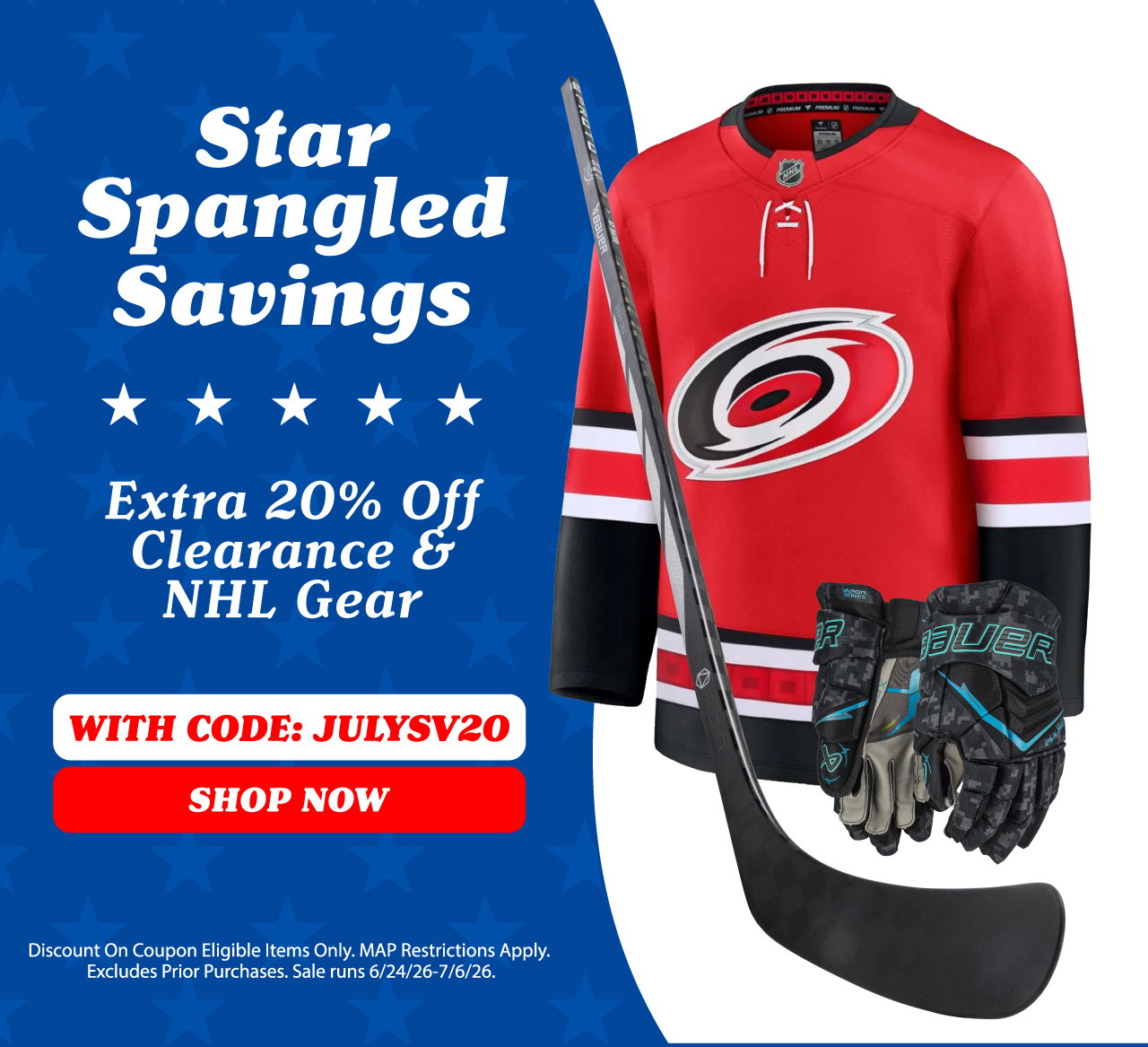 A1 - Save 20% On Clearance & NHL Gear