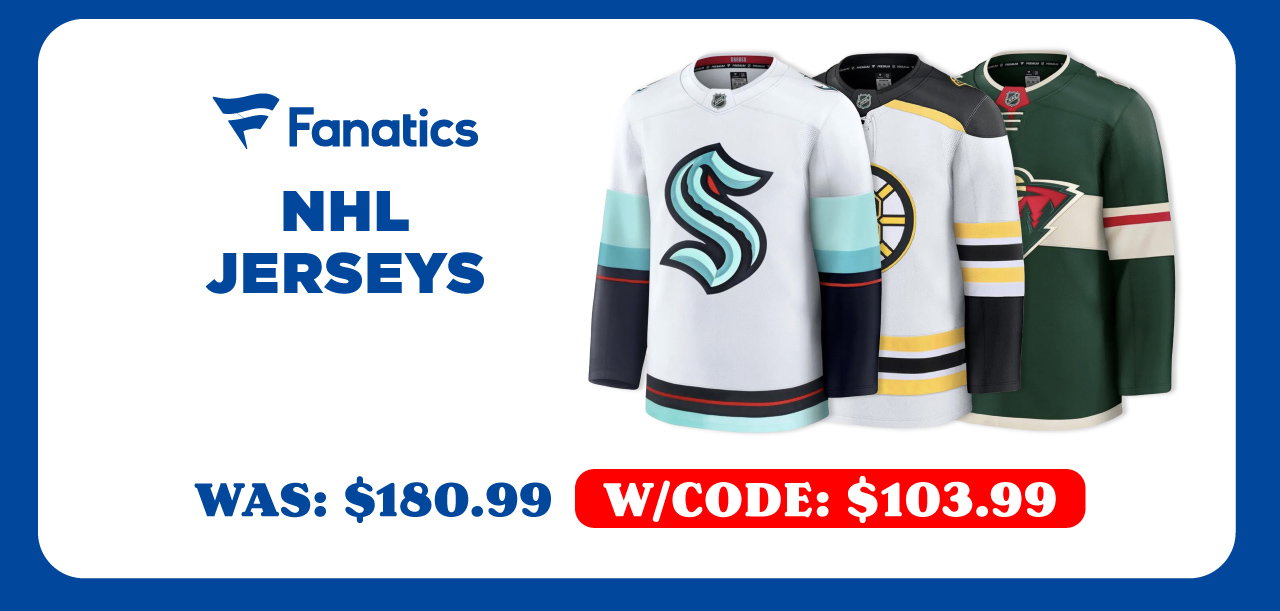 B7 - Save 20% On NHL Jerseys