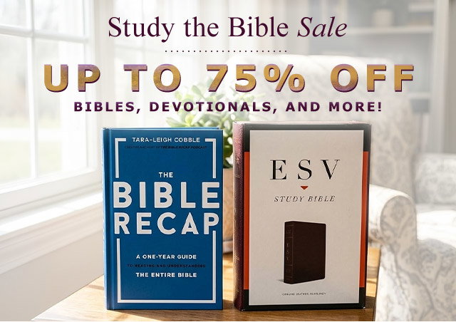 Study the Bible Sale | Up to 75% Off