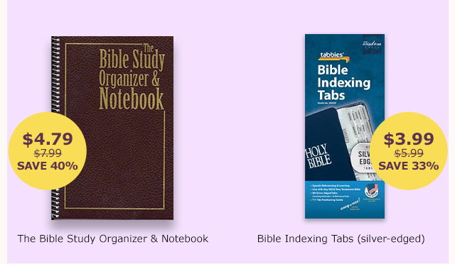 The Bible Study Organizer and Notebook | Bible Indexing tabs