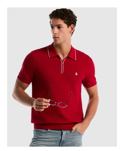 Shop Links Quarter Zip Sweater Polo