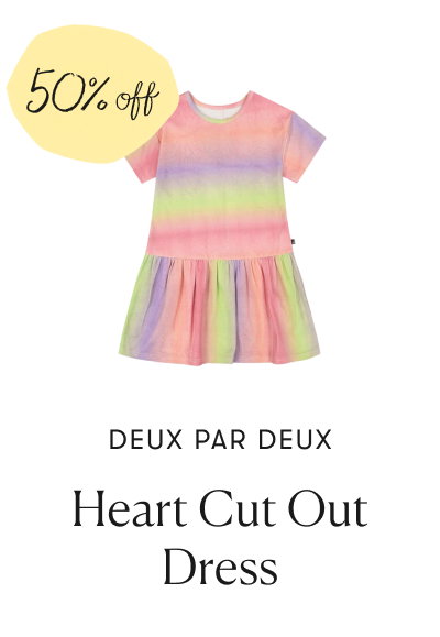 Deux par Deux: Heart Cut Out Dress  - 50 % off