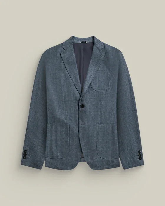 Solano Wool Linen Silk Blazer