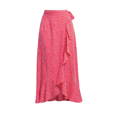 Ruffled Wrap Skirt