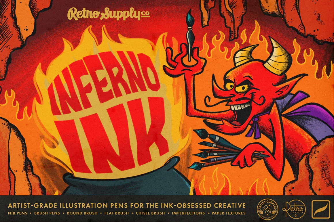 Image of Inferno Ink for Procreate