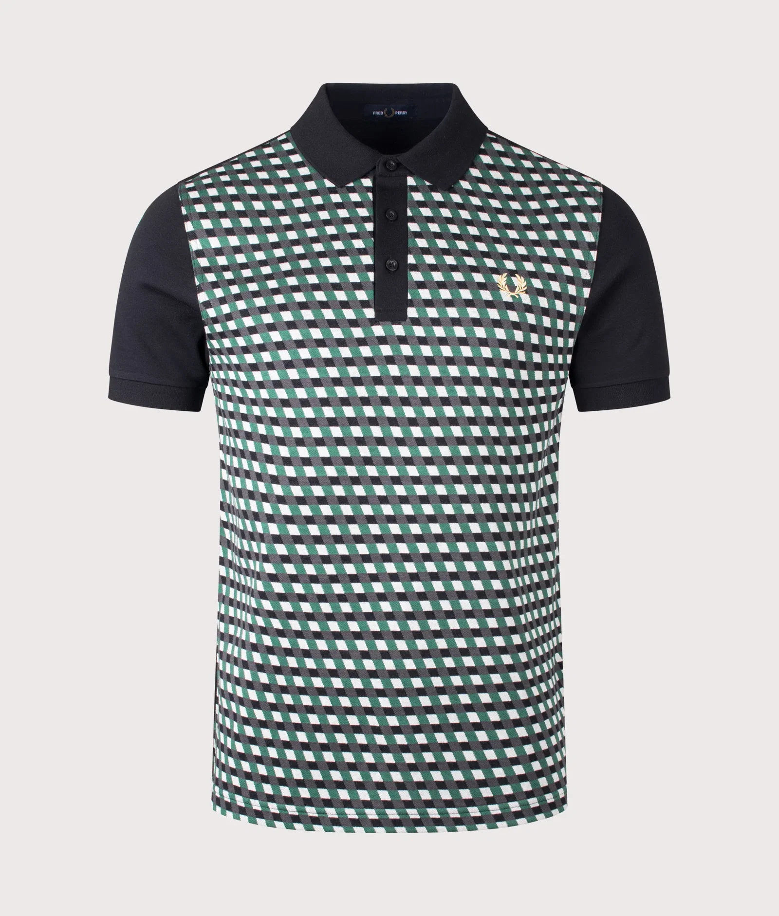 Regular Fit Geometric Polo Shirt